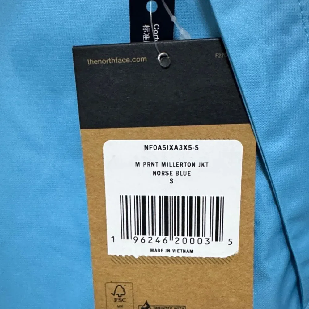 The North Face Millerton DryVent Jacket Mens Small BNWT Norse Blue Waterproof